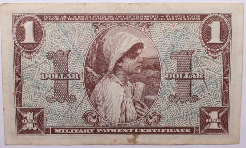 Series 521., $1., Military Payment Certificate., Store Sale