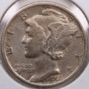1936-D Mercury Silver Dime, Extra Fine Circulated Coin, Store