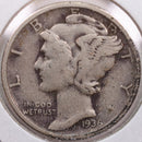 1936-S Mercury Silver Dime, Very Fine Circulated Coin, Store