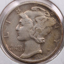 1936-S Mercury Silver Dime, Very Fine+ Circulated Coin, Store