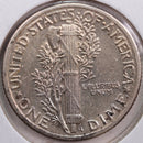 1937 Mercury Silver Dime, Abt Uncirculated Coin, Store