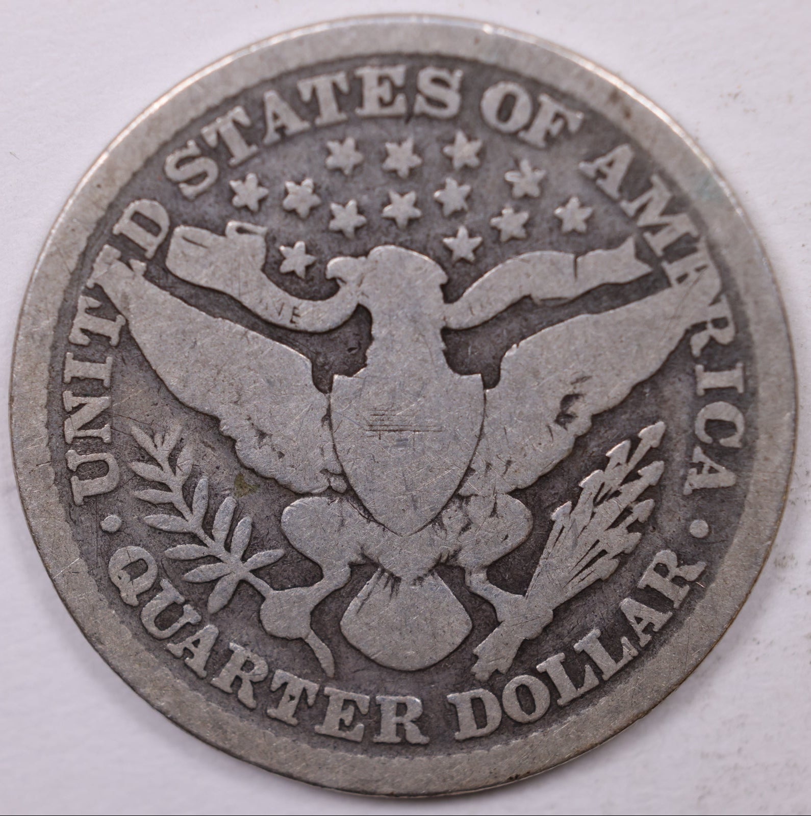 1892 Barber Quarter, Good Circulated Coin, Store #QR1127
