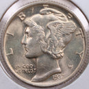 1937 Mercury Silver Dime, Mint State Uncirculated Coin, Store