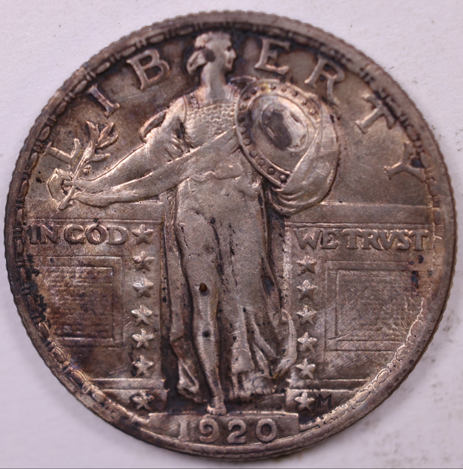 1920 Standing Liberty Quarter, Extra Fine Circulated Coin, Store #QR1132