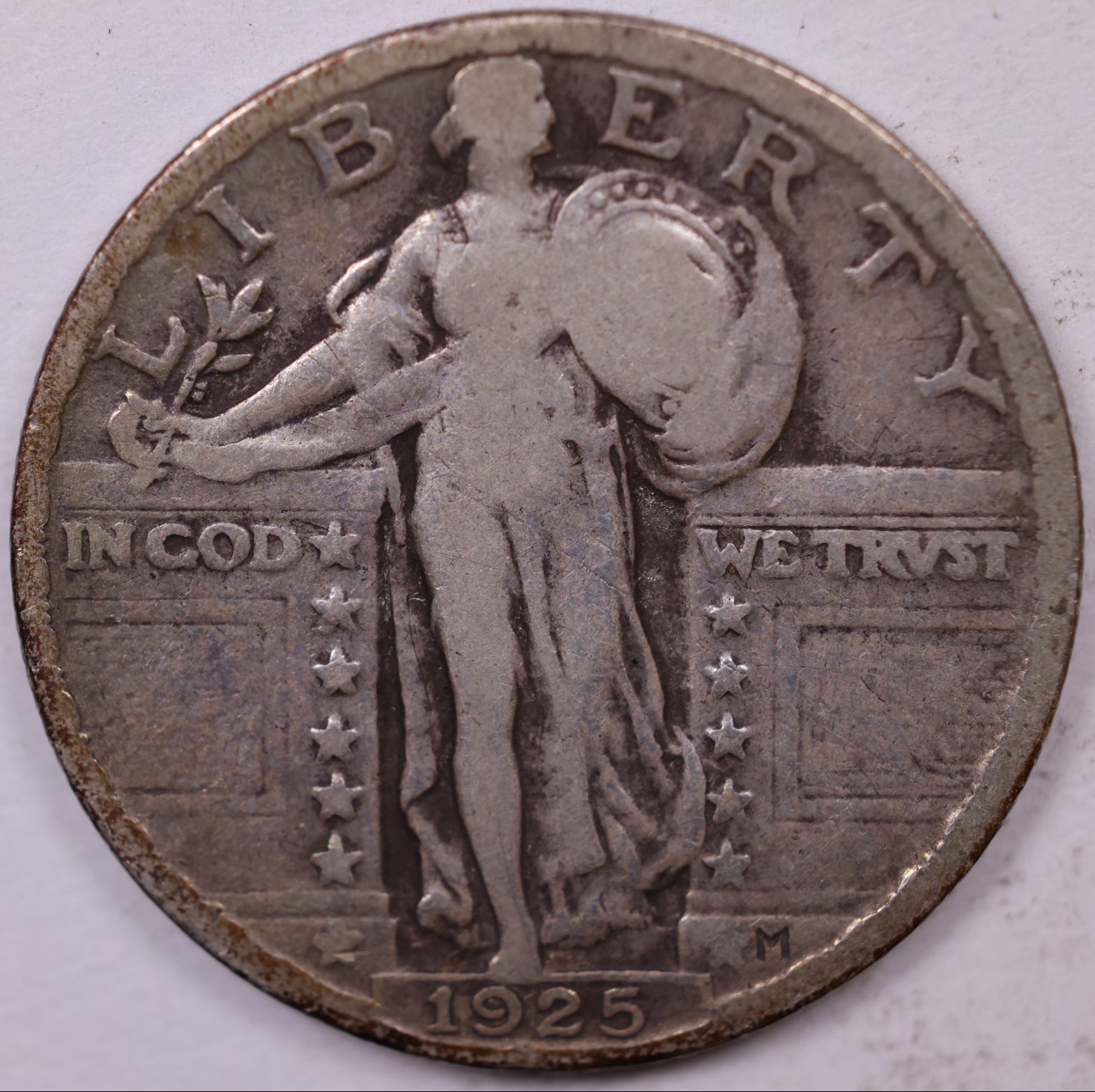1925 Standing Liberty Quarter, Very Fine Circulated Coin, Store #QR1133