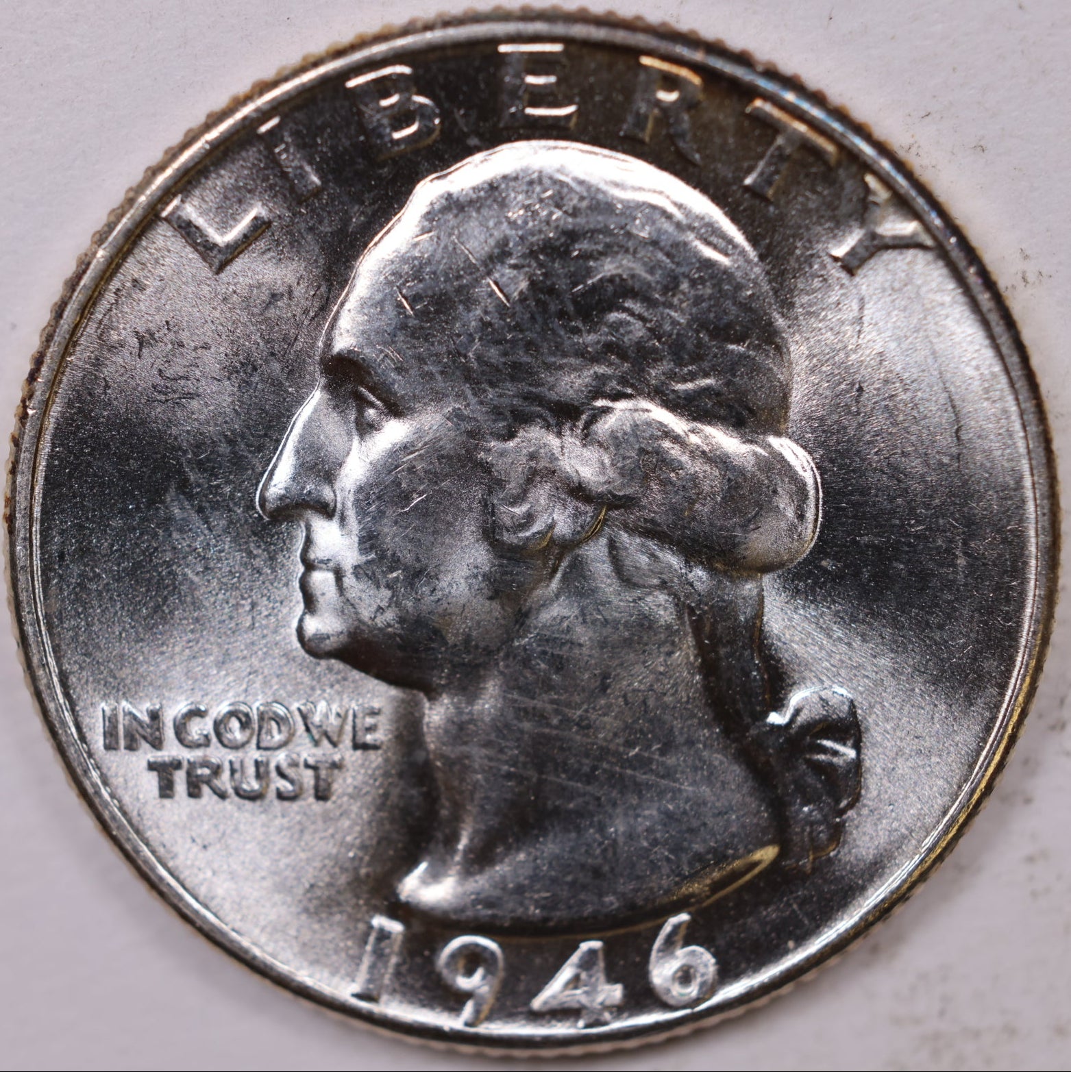 1946 Washington Quarter, Mint State Coin, Store #QR1136