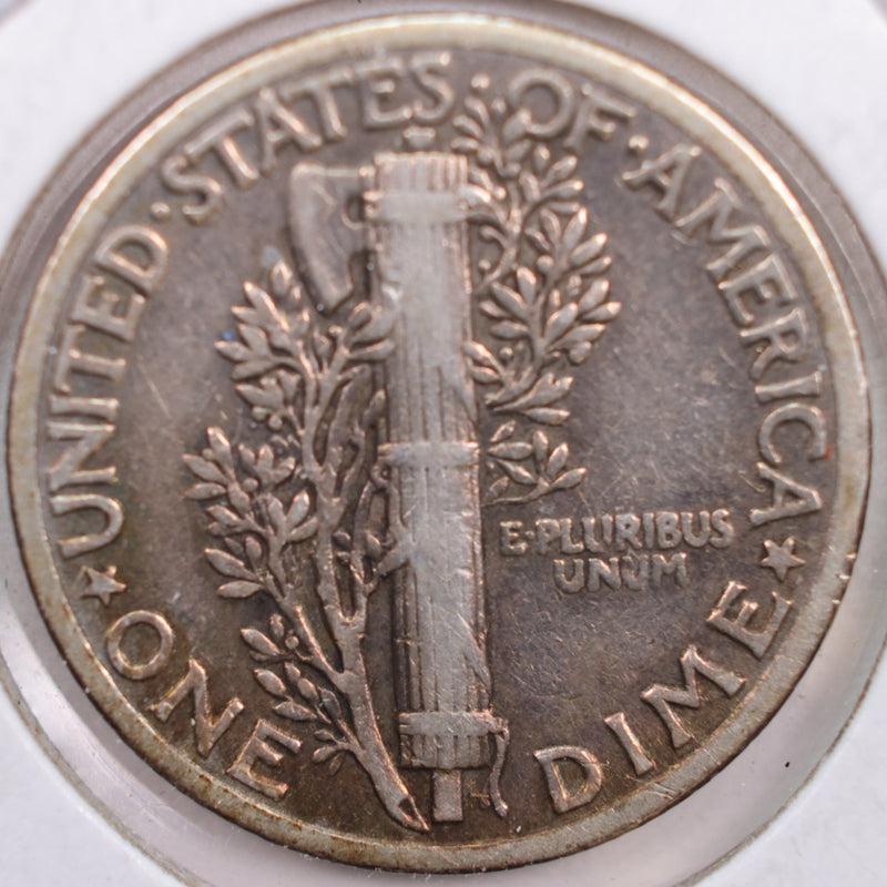 1938 Mercury Silver Dime, Very Fine Circulated Coin, Store