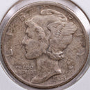 1938 Mercury Silver Dime, Very Fine Circulated Coin, Store