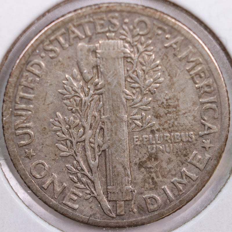 1938 Mercury Silver Dime, Very Fine Circulated Coin, Store