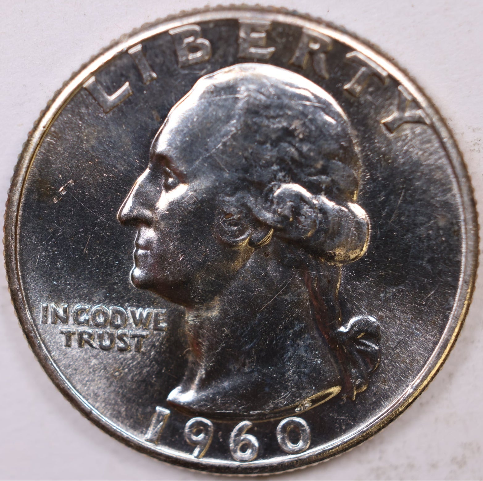 1960 Washington Quarter, Mint State Uncirculated Coin, Store #QR1146
