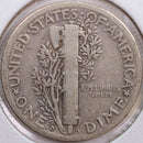 1938-D Mercury Silver Dime, Fine Circulated Coin, Store