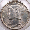 1939 Mercury Silver Dime, Mint State Uncirculated Coin, Store