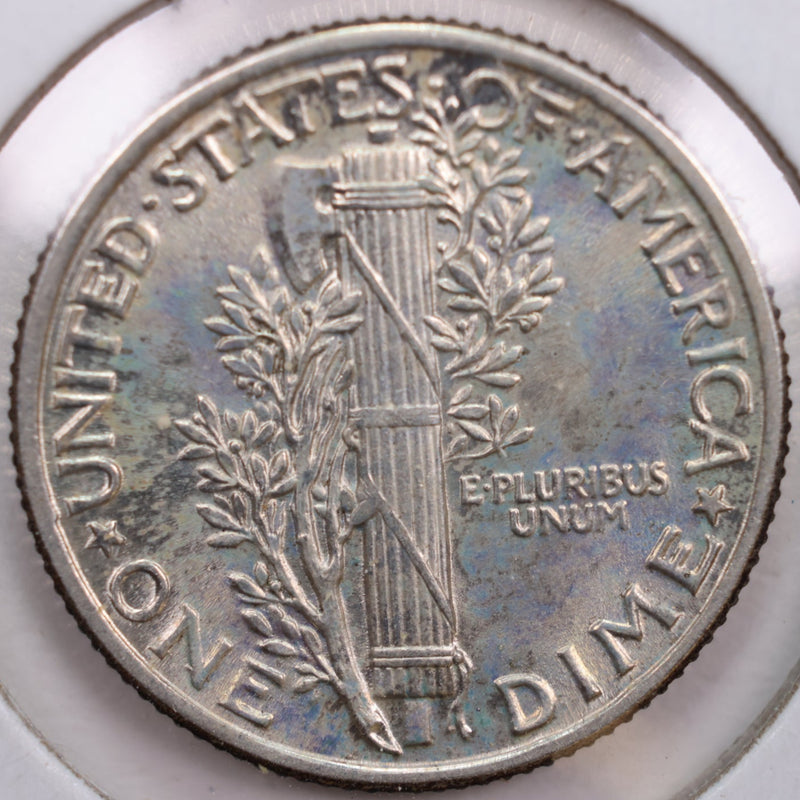 1939 Mercury Silver Dime, Mint State Uncirculated Coin, Store