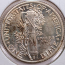 1939 Mercury Silver Dime, Mint State Uncirculated Coin, Store