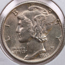 1939 Mercury Silver Dime, Mint State Uncirculated Coin, Store