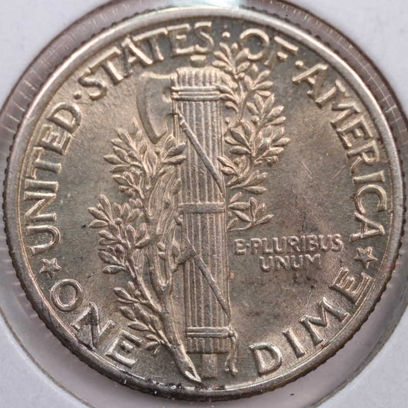 1939 Mercury Silver Dime, Mint State Uncirculated Coin, Store