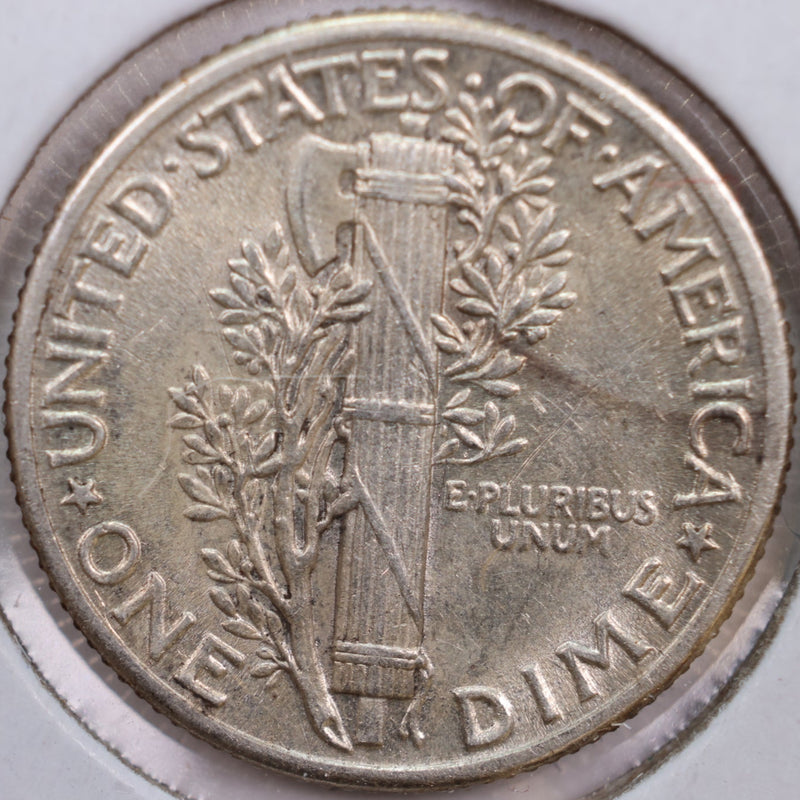 1939 Mercury Silver Dime, Mint State Uncirculated Coin, Store