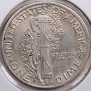 1939-D Mercury Silver Dime, Abt Uncirculated+ Coin, Store