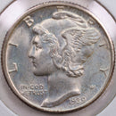 1939-D Mercury Silver Dime, Abt Uncirculated+ Coin, Store