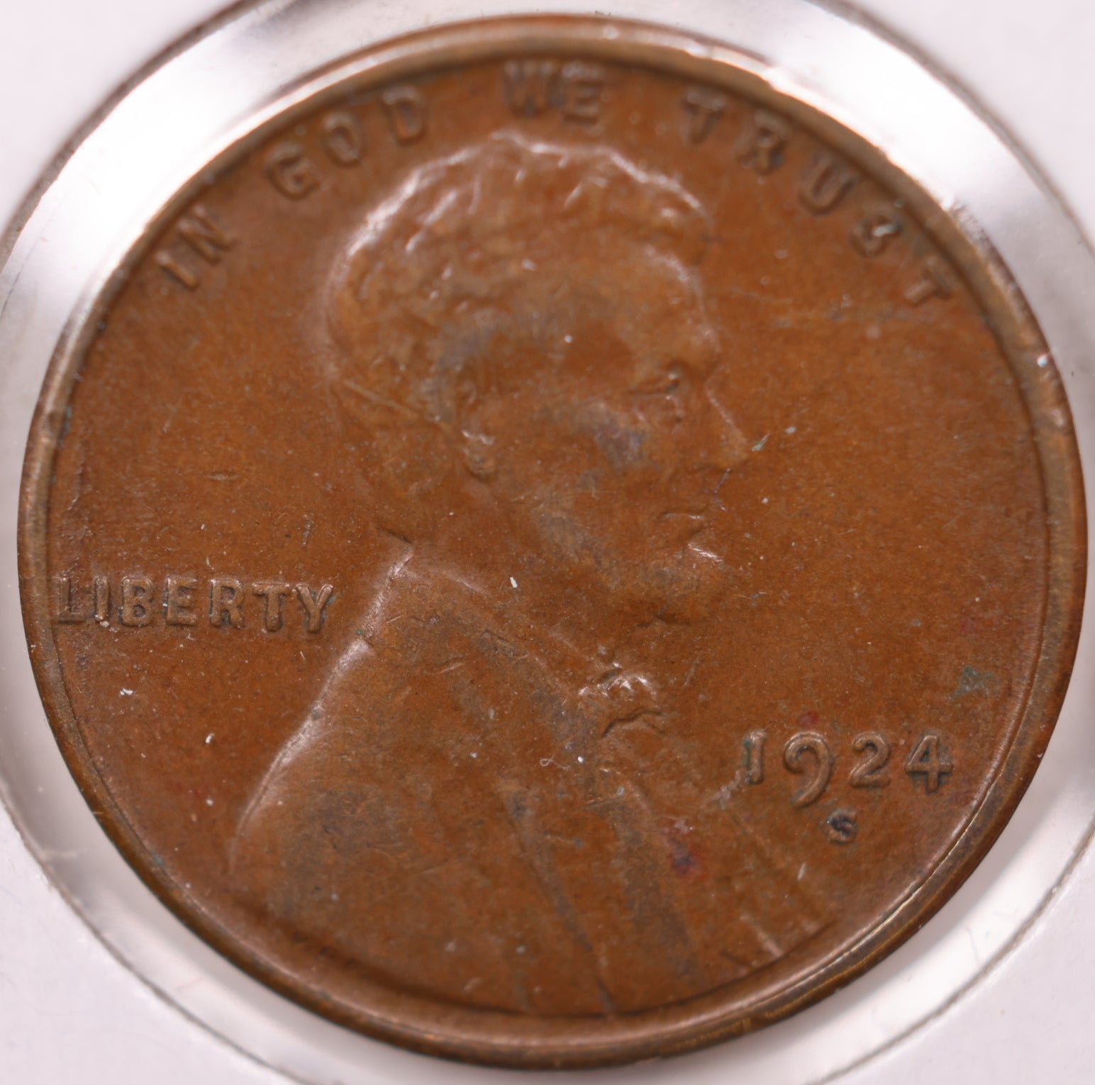 1924 S Lincoln Wheat Cent, Mint State Uncirculated Coin, Store #CT0973