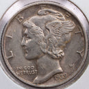 1939-S Mercury Silver Dime, Extra Fine+ Circulated Coin, Store