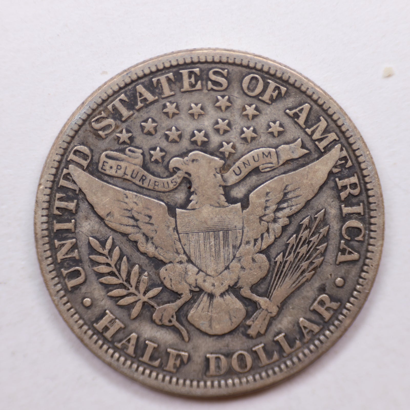 1912 Barber Silver Half Dollar, Nice Fine Circulated Coin, Store Sale #HR1110.