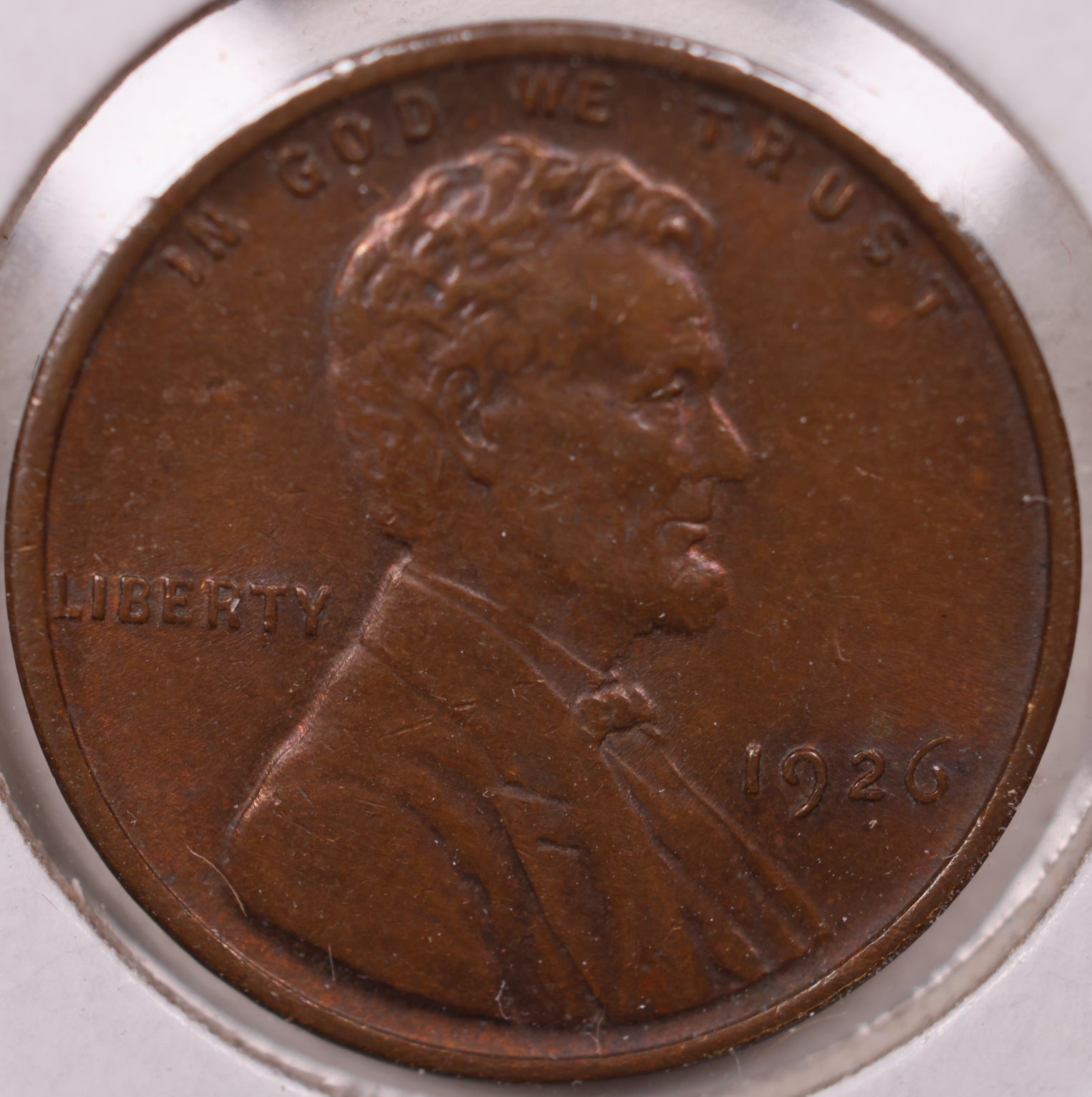 1926 Chocolate Brown Lincoln Wheat Cent, Mint State Coin, Store #CT0982