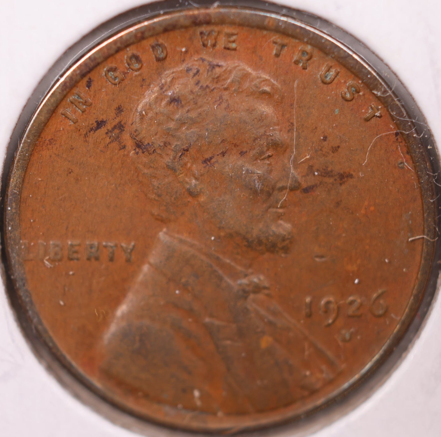 1926 D Lincoln Wheat Cent, About Uncirculated Coin, Store #CT0985