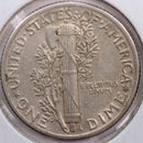 1940 Mercury Silver Dime, Very Fine+ Circulated Coin, Store