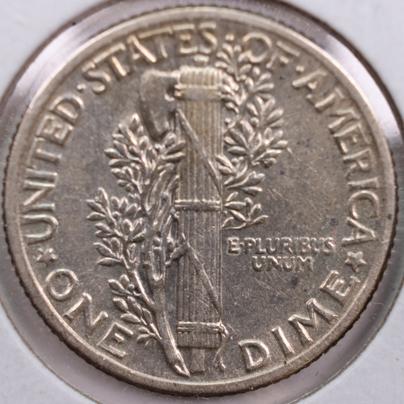 1940 Mercury Silver Dime, Extra Fine Circulated Coin, Store