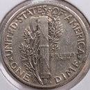 1940 Mercury Silver Dime, Very Fine+ Circulated Coin, Store