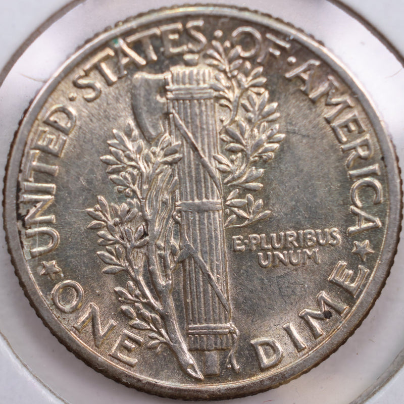 1941 Mercury Silver Dime, Abt Uncirculated Coin, Store