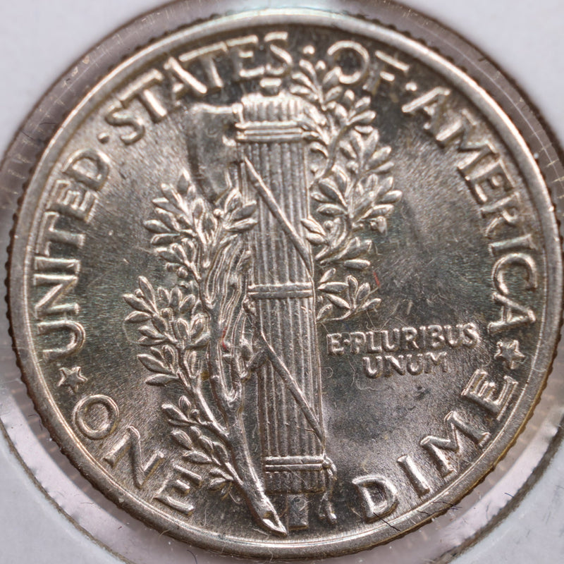 1941 Mercury Silver Dime, Mint State Uncirculated Coin, Store