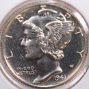 1941 Mercury Silver Dime, Proof Uncirculated Coin, Store