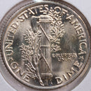 1941 Mercury Silver Dime, Mint State Uncirculated Coin, Store