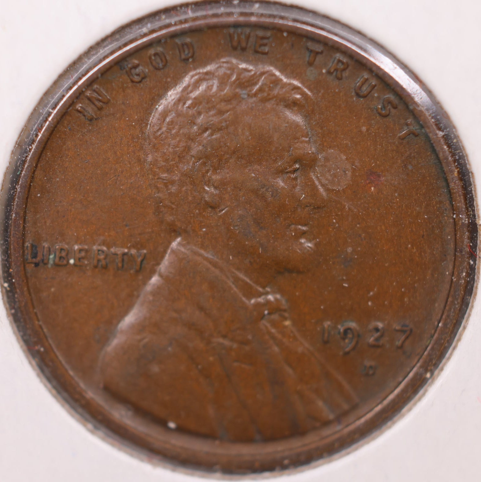 1927 D Lincoln Wheat Cent, Mint State Uncirculated Coin, Store #CT0996