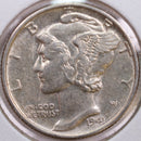 1941 Mercury Silver Dime, Extra Fine Circulated Coin, Store