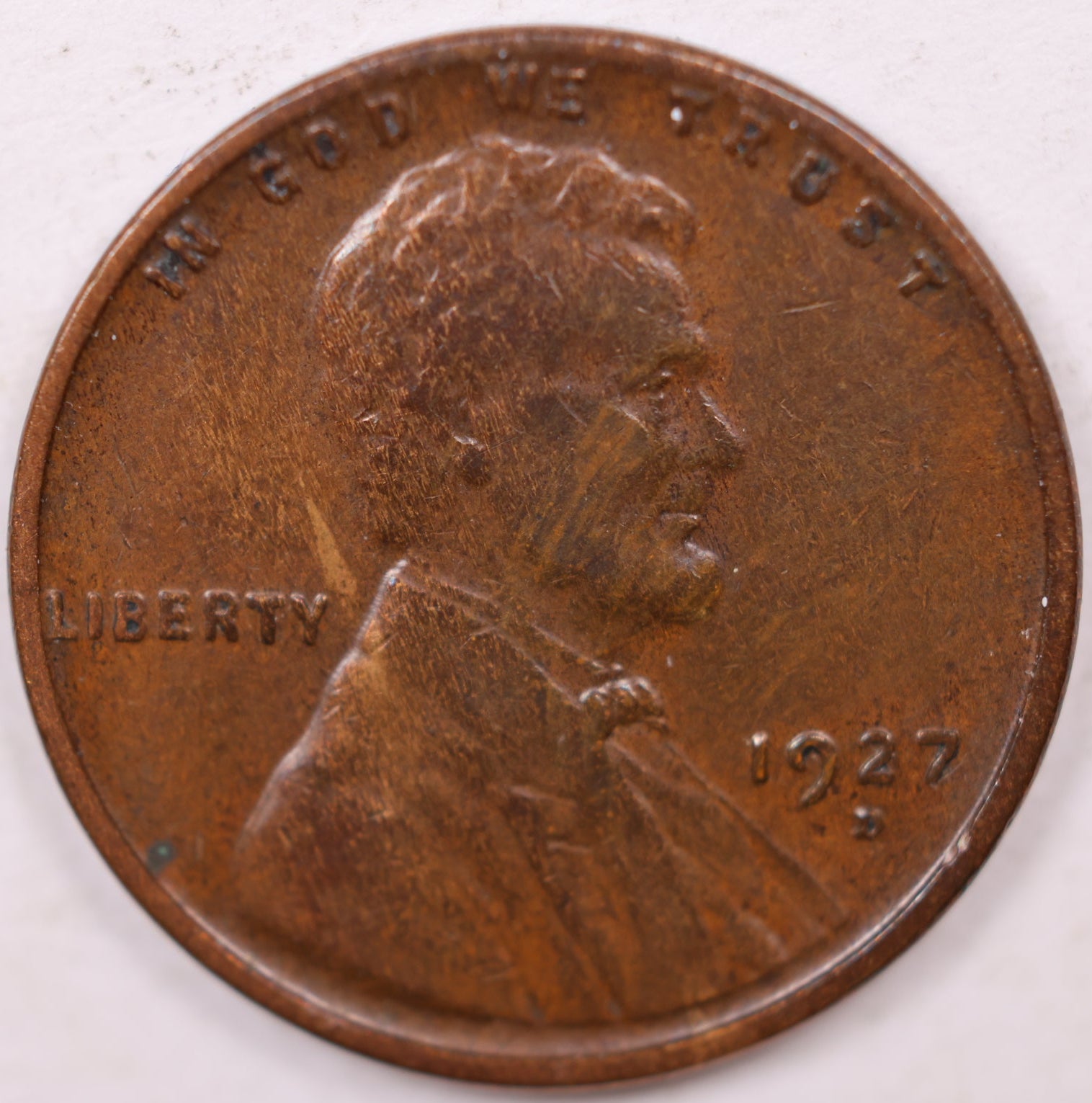 1927 D Wheat Cent, Extra Fine Circulated Coin, Store #CT0999