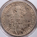1941-D Mercury Silver Dime, Abt Uncirculated+ Coin, Store