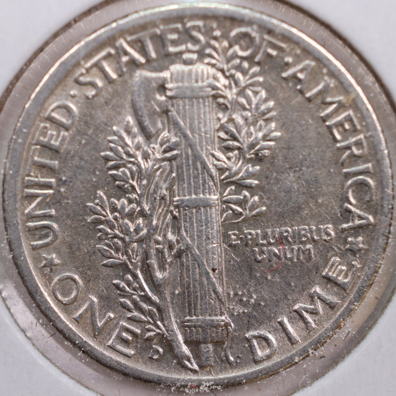 1941-D Mercury Silver Dime, Very Fine Circulated Coin, Store