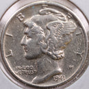 1941-D Mercury Silver Dime, Very Fine+ Circulated Coin, Store