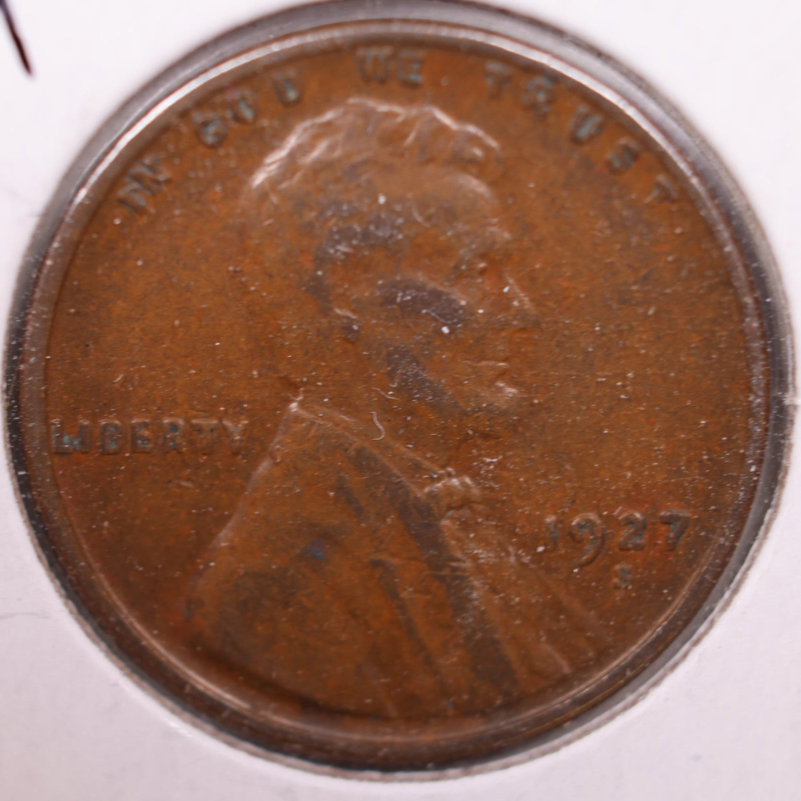 1927 S Lincoln Wheat Cent, Very Fine Circulated Coin, Store #CT1002