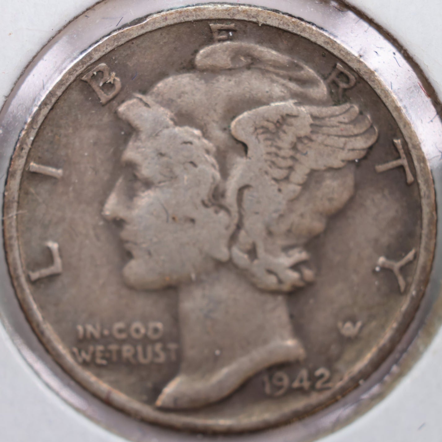 1942/41-D Mercury Silver Dime, Very Fine Circulated Coin, Store #DE0218