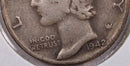 1942/41-D Mercury Silver Dime, Very Fine Circulated Coin, Store
