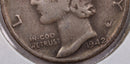 1942/41-D Mercury Silver Dime, Very Fine Circulated Coin, Store