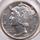 1942 Mercury Silver Dime, Extra Fine+ Circulated Coin, Store