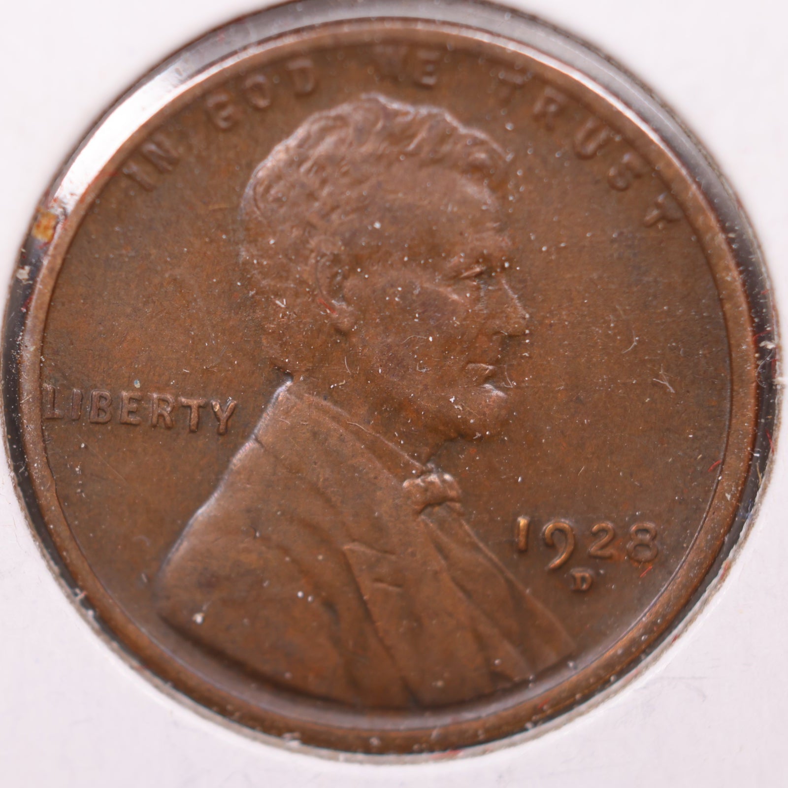 1928 D Lincoln Wheat Cent, Extra Fine Circulated Coin, Store #CT1008