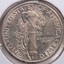 1942 Mercury Silver Dime, Abt Uncirculated+ Coin, Store