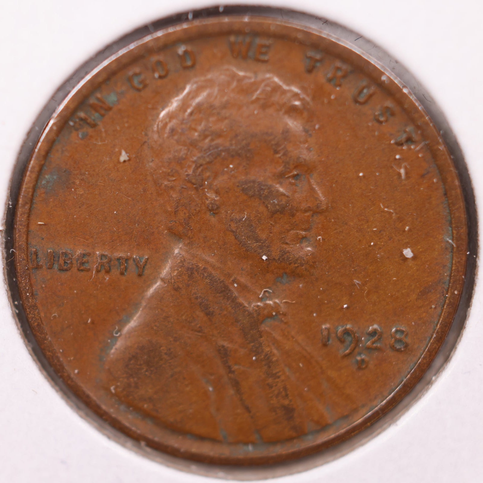 1928 D Lincoln Wheat Cent, Extra Fine Circulated Coin, Store #CT1010