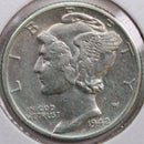 1942-D Mercury Silver Dime, Extra Fine+ Circulated Coin, Store